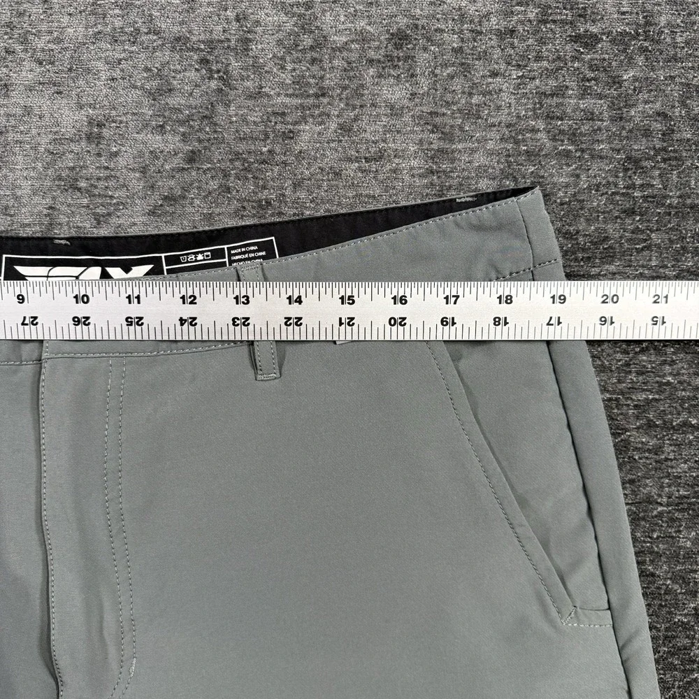 Fly Racing Freelance Men's Chino Shorts Size‎ 36 Gray Stretch Polyester MTB